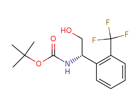 tert-butyl {2-hydroxy-1-[2-(trifluoromethyl)phenyl]ethyl}carbamate