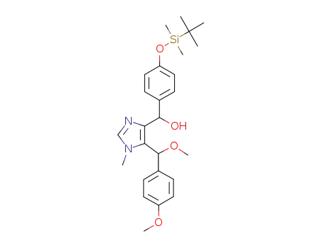 [4-(tert-butyldimethylsilyloxy)phenyl]-{5-[methoxy(4-methoxyphenyl)methyl]-1-methyl-1H-imidazol-4-yl}methanol