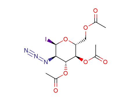 3,4,6-tri-O-acetyl-2-azido-2-deoxy-α-D-glucopyranosyl iodide