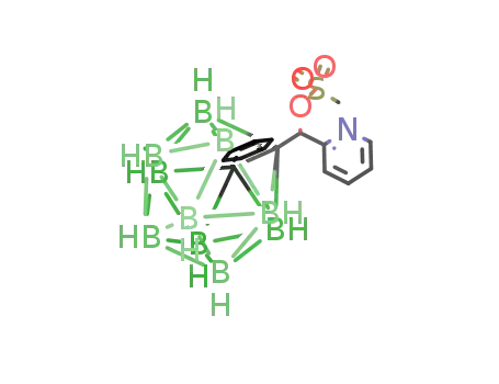 CH<sub>3</sub>OSO<sub>2</sub>CH(C<sub>5</sub>H<sub>4</sub>N)C<sub>2</sub>B<sub>10</sub>H<sub>10</sub>C<sub>6</sub>H<sub>5</sub>