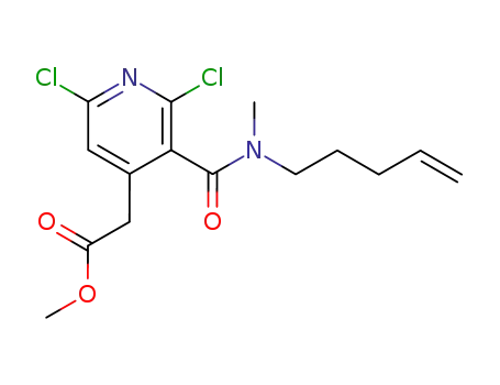 methyl (2,6-dichloro-3-{[methyl(pent-4-enyl)amino]carbonyl}pyridin-4-yl)acetate