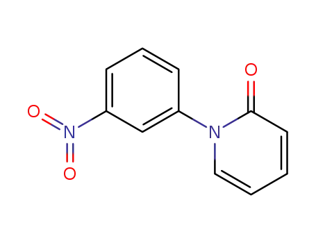 Molecular Structure of 1082-87-7 (2(1H)-Pyridinone, 1-(3-nitrophenyl)-)