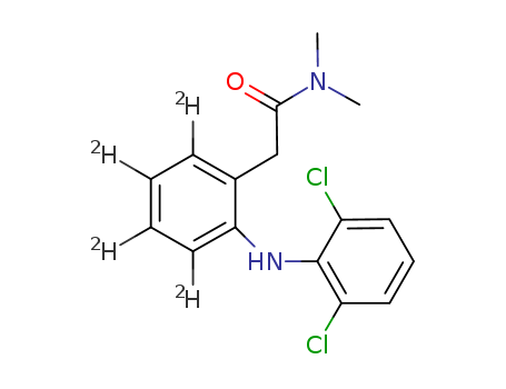 2-[(2,6-Dichlorophenyl)amino]-N,N-dimethylbenzeneacetamide-d4