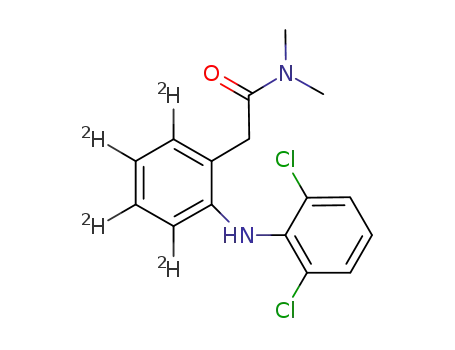 2-[(2,6-디클로로페닐)아미노]-N,N-디메틸벤젠아세타미드-d4