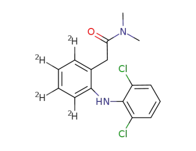 2-[(2,6-디클로로페닐)아미노]-N,N-디메틸벤젠아세타미드-d4
