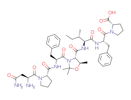 NH2-Asn-Pro-Phe-Thr(ψ(Me,Me)pro)-Ile-Phe-Pro-OH