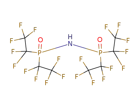 Molecular Structure of 916079-45-3 (bis[bis(pentafluoroethyl)phosphinyl]imide)