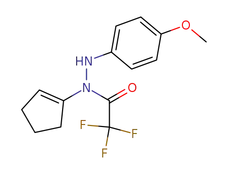 trifluoroacetic acid 1-(1-cyclopenten-1-yl)-2-(4-methoxyphenyl)hydrazide