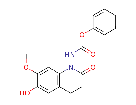 phenyl (6-hydroxy-7-methoxy-2-oxo-1,2,3,4-tetrahydroquinolin-1-yl)carbamate