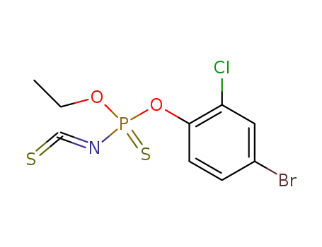 Molecular Structure of 348615-51-0 (O-ethyl-O-(4-bromo-2-chlorophenyl)isothiocyanatothiophosphate)