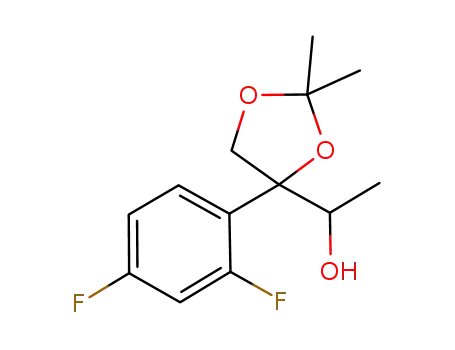 1-(4-(2,4-difluorophenyl)-2,2-dimethyl-1,3-dioxolan-4-yl)ethanol