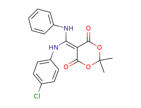 5-[(anilino)(4-chlorophenylamino)methylene]-2,2-dimethyl-4,6-dioxo-1,3-dioxane