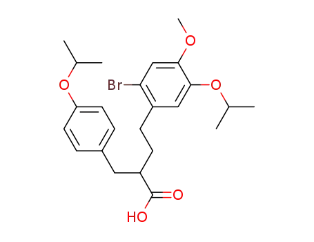 4-(2-bromo-5-isopropoxy-4-methoxy-phenyl)-2-(4-isopropoxy-benzyl)-butyric acid