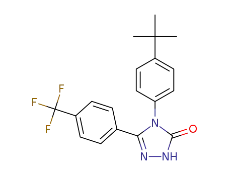 4-[4-(tert-butyl)phenyl]-2,4-dihydro-5-[4-(trifluoromethyl)phenyl]-3H-1,2,4-triazol-3-one