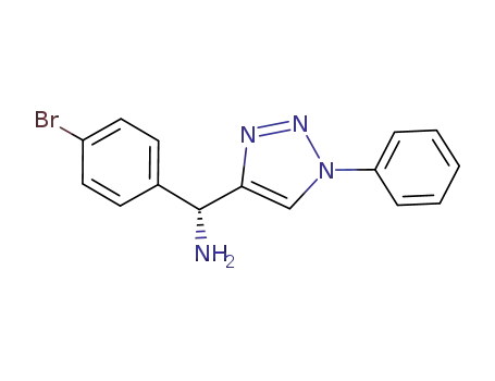 (R)-N-[4-bromophenyl-(1-phenyl-1H-[1,2,3]triazol-4-yl)-methyl]amine