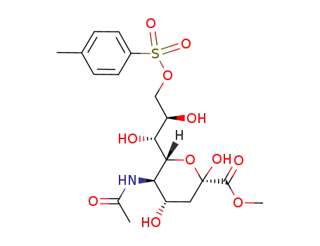 methyl 5-acetamido-9-O-tosyl-3,5-dideoxy-D-glycero-β-D-galacto-2-nonulopyranosylonate