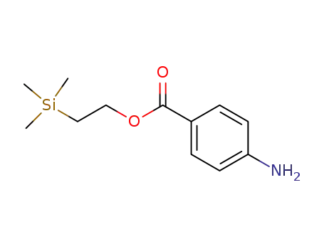 Molecular Structure of 201678-01-5 (Ethanol, 2-(trimethylsilyl)-, 4-aminobenzoate)