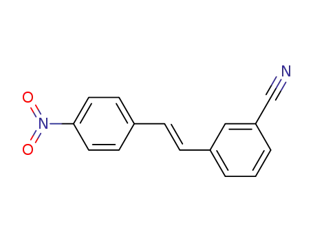 Molecular Structure of 159394-71-5 (3-[(E)-2-(4-nitrophenyl)ethenyl]benzonitrile)