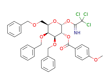 2-O-p-methoxybenzoyl-3,4,6-tri-O-benzyl-α-D-galactopyranosyl trichloroacetimidate