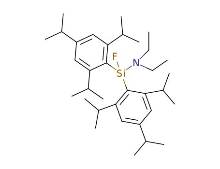 Bis(2,4,6-triisopropylphenyl)-N,N-diethylaminofluorsilan