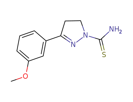 1-thiocarbamoyl-3-(3-methoxyphenyl)-4,5-dihydropyrazole