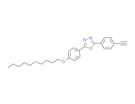 2-(4-n-decyloxyphenyl)-5-(4-ethynylphenyl)-1,3,4-oxadiazole