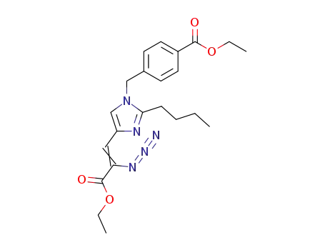 Molecular Structure of 203204-02-8 (α-azido-β-[2-butyl-1-(4-carbethoxybenzyl)imidazol-4-yl]acrylate)