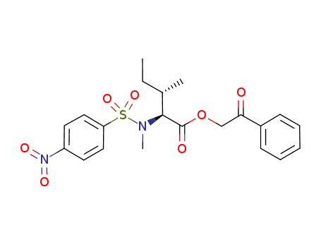 N-methyl-N-nosyl-L-isoleucine phenacyl ester