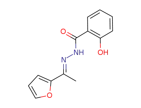 Molecular Structure of 1206732-62-8 (N'-[1-(2-furyl)ethylidene]-2-hydroxybenzohydrazide)