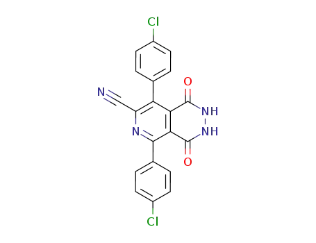 5,8-di(4-chlorophenyl)-1,4-dioxo-1,2,3,4-tetrahydropyrido[3,4-d]pyridazine-3-carbonitrile