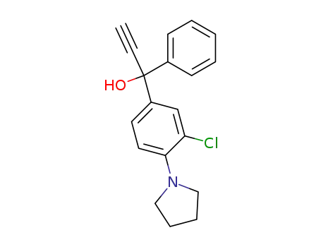 Benzenemethanol, 3-chloro-a-ethynyl-a-phenyl-4-(1-pyrrolidinyl)-