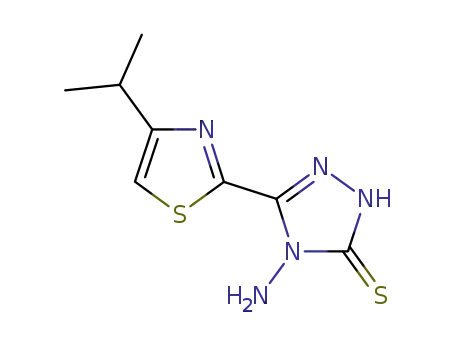 Molecular Structure of 1198603-98-3 (C<sub>8</sub>H<sub>11</sub>N<sub>5</sub>S<sub>2</sub>)