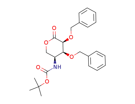 tert-butyl (3S,4S,5S)-4,5-bis(benzyloxy)-6-oxotetrahydro-2H-pyran-3-ylcarbamate