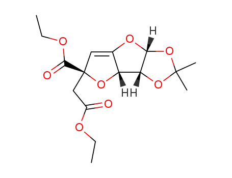 (3aR,3bS,5R,7aR)-5-Ethoxycarbonylmethyl-2,2-dimethyl-3a,3b,5,7a-tetrahydro-furo[2',3':4,5]furo[2,3-d][1,3]dioxole-5-carboxylic acid ethyl ester