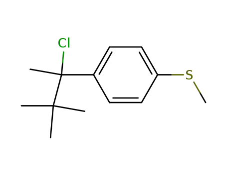 1-(1-Chloro-1,2,2-trimethyl-propyl)-4-methylsulfanyl-benzene