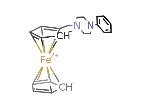 1-[(4-phenylpiperazin-1-yl)methyl]ferrocene