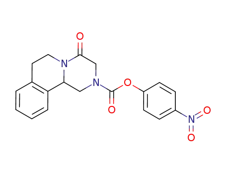 Molecular Structure of 1228602-48-9 (2-[(4-nitrophenoxy)carbonyl]-1,2,3,6,7,11b-hexahydro-4H-pyrazino[2,1-a]isoquinolin-4-one)