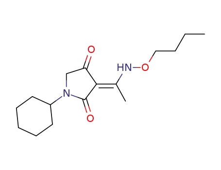 (E)-3-(1-(butoxyamino)ethylidene)-1-cyclohexylpyrrolidine-2,4-dione