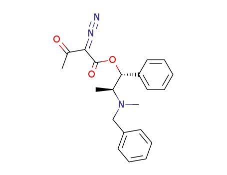 Butanoic acid, 2-diazo-3-oxo-,
(1R,2S)-2-[methyl(phenylmethyl)amino]-1-phenylpropyl ester