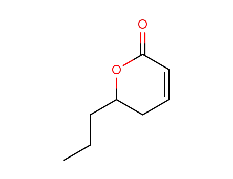 Molecular Structure of 16400-69-4 (2H-Pyran-2-one, 5,6-dihydro-6-propyl-)