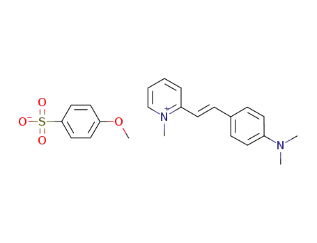 (E)-2-(4-(dimethylamino)styryl)-1-methylpyridinium 4-methoxybenzenesulfonate