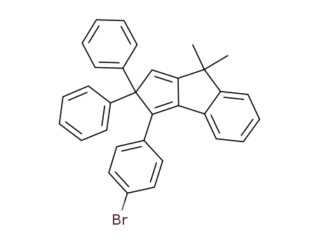 3-(4-bromophenyl)-8,8-dimethyl-2,2-diphenyl-2,8-dihydrocyclopenta[a]indene