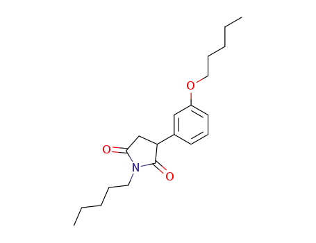 1-pentyl-3-(3'-pentoxyphenyl)pyrrolidine-2,5-dione