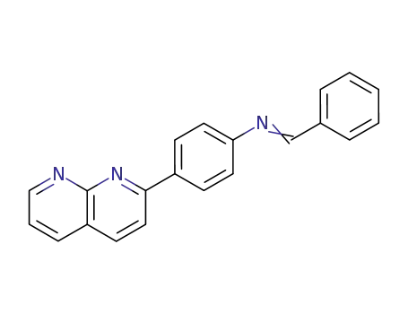 (4-[1,8]Naphthyridin-2-yl-phenyl)-[1-phenyl-meth-(E)-ylidene]-amine