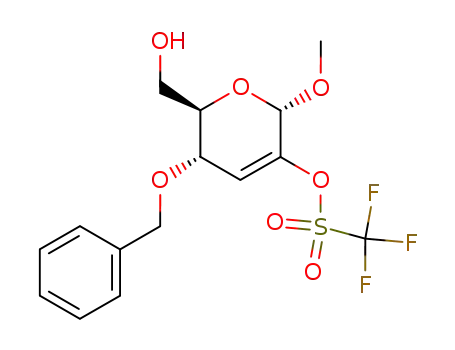 methyl 4-O-benzyl-3-deoxy-2-O-[(trifluoromethyl)sulfonyl]-α-D-erythro-hex-2-enopyranoside