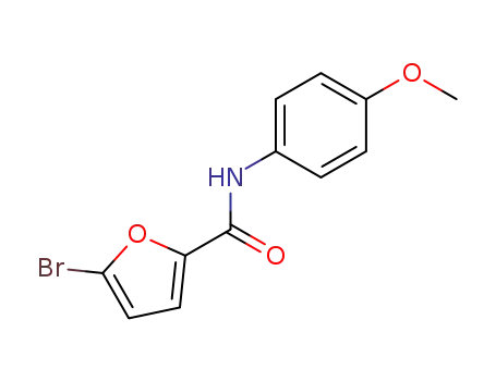 Molecular Structure of 31136-81-9 (5-bromo-N-(4-methoxyphenyl)-2-furamide)