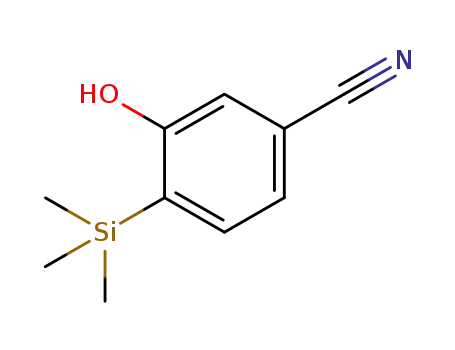 3-hydroxy-4-trimethylsilanyl-benzonitrile