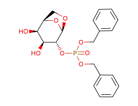 .beta.-D-Galactopyranose, 1,6-anhydro-, 2-bis(phenylmethyl) phosphate