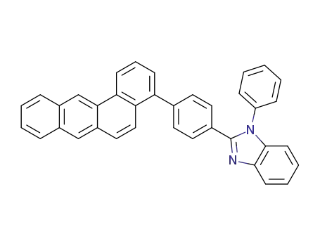 1-phenyl-2-(4-benz[a]anthracen-4-yl-phenyl)benzimidazole