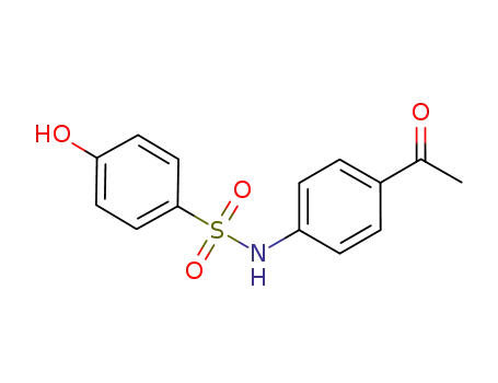 Molecular Structure of 940951-88-2 (Benzenesulfonamide,N-(4-acetylphenyl)-4-hydroxy-)